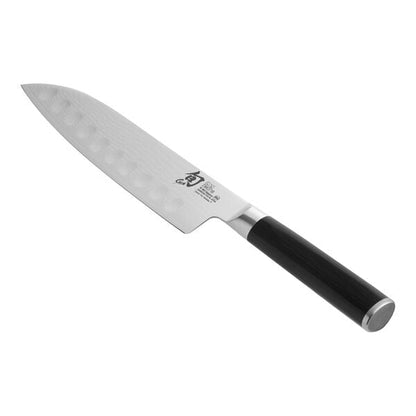 Shun DM0718 Classic 7" Hollow Santoku Knife w/ Wood Handle – item 921DM0718