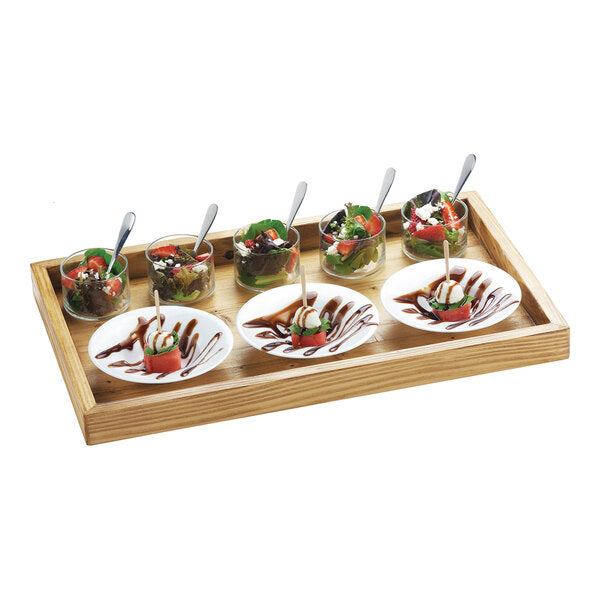Cal-Mil -10-99 Madera Rustic Pine 12" x 9 3/4" Serving Tray – item 21113671099