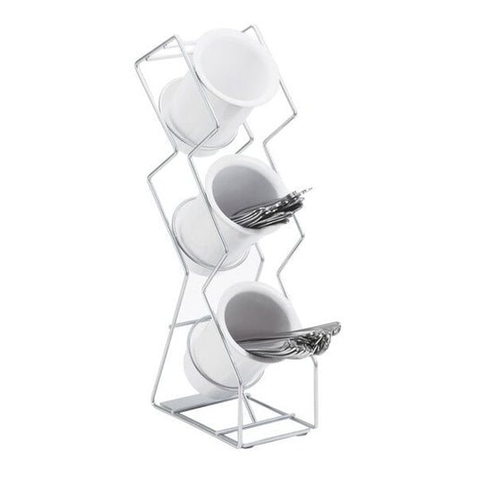 Platinum Wire 3-Cylinder Vertical Condiment Display – item 21110253SL