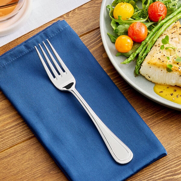 Acopa Lydia 7 1/2" X-Heavy Dinner Fork – item 267830805L image 2