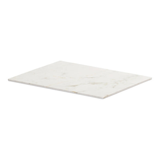 Cal-Mil 13 1/2" x 10 3/4" White Carrara Marble Serving Tray – item 211101281