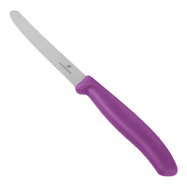 Victorinox Utility Knife w/ Eggplant Purple Handle 6.7835.C1 – item 35367836PK