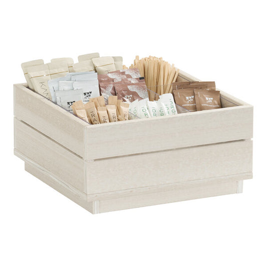12" x 12" 9-Section Square Coastal HDPE Condiment Organizer – item 211V10141286