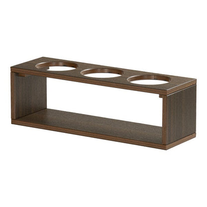 17" x 5 1/2" Mocha 3-Cylinder Condiment Display 28603-3-140 – item 211V33140286