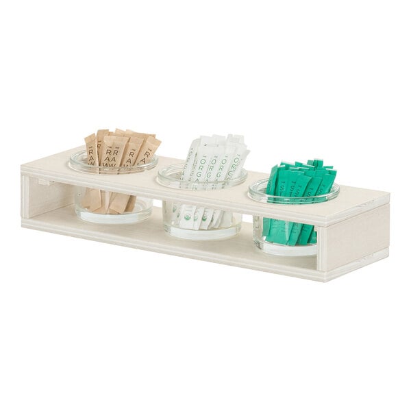 16" x 5 1/4" Coastal HDPE Jar w/ (3) 16 Condiment Display – item 211V44141286