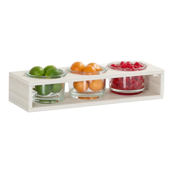 19" x 6 1/4" Coastal HDPE Jar w/ (3) 32 Condiment Display – item 211V45141286