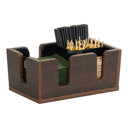 10 3/4" x 7" Mocha HDPE Bar Organizer / Condiment Caddy – item 211V9140349 image 2