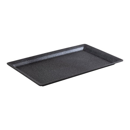 APS Frostfire 20 7/8" x 12 3/4" Dark Serving Tray - GN 1/1 – item 959APS30500