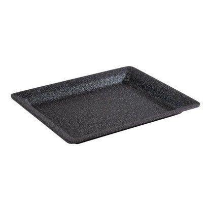 APS Frostfire 12 3/4" x 10 1/2" Dark Serving Tray - GN 1/2 – item 959APS30501