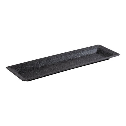 APS Frostfire 20 7/8" x 6 3/8" Dark Serving Tray - GN 2/4 – item 959APS30502