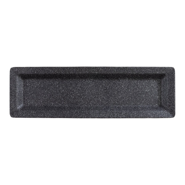 APS Frostfire 20 7/8" x 6 3/8" Dark Serving Tray - GN 2/4 – item 959APS30502 image 2
