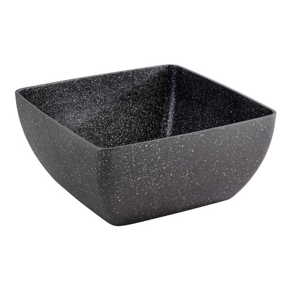 APS Frostfire 128.5 oz. Square Dark Gray Cast Serving Bowl – item 959APS30504