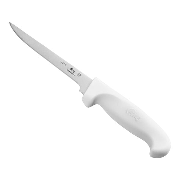 Choice 6" Narrow Flexible Boning Knife w/ White Handle – item 220KWBNNRFX6