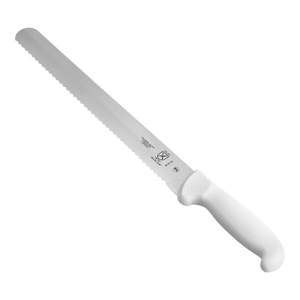 Mercer Culinary Ultimate White 11" Serrated Slicing Knife – item 470M18140