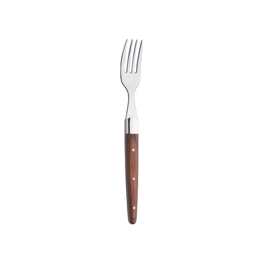 Amefa 252000B000320 Royal Dinner Fork w/ Brown Wood Handle – item 548252320