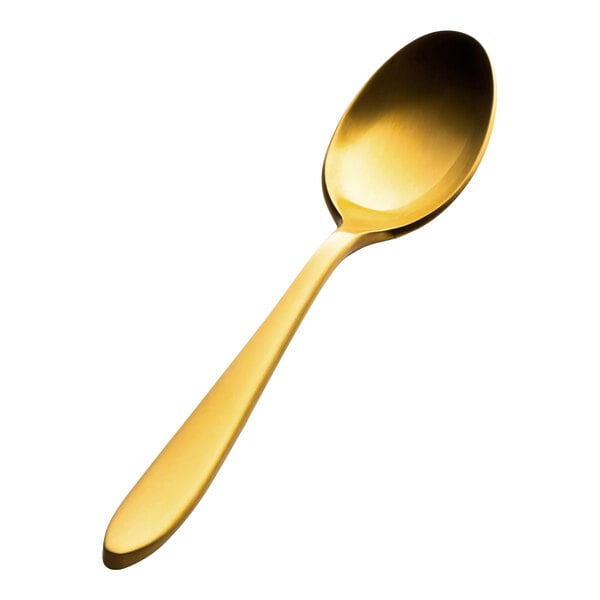 Bon Chef Luce 6 5/16" X-Heavy Matte Gold Teaspoon – item 201S4400GM