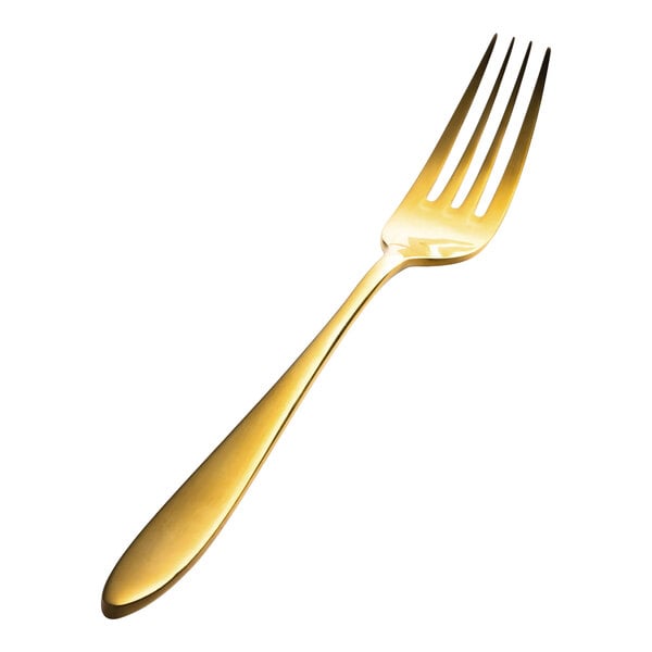 Bon Chef Luce 8 1/8" X-Heavy Gold European Dinner Fork – item 201S4405G