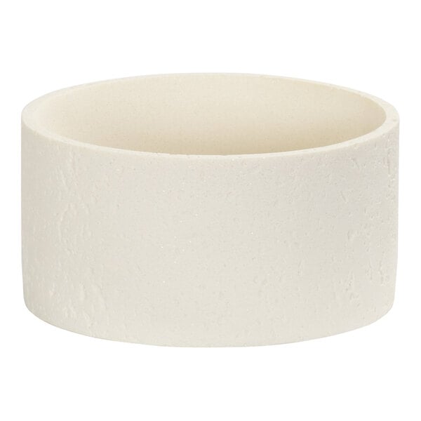 Cal-Mil" x 3" Ivory Round Resin Short Condiment Organizer – item 2112843103
