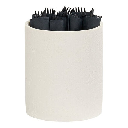 Cal-Mil" x 7" Ivory Round Resin Tall Condiment Organizer – item 2112847103 image 2