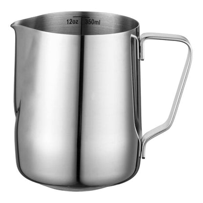 Choice 12 oz. Polished Stainless Frothing Pitcher – item 176FROTHP12