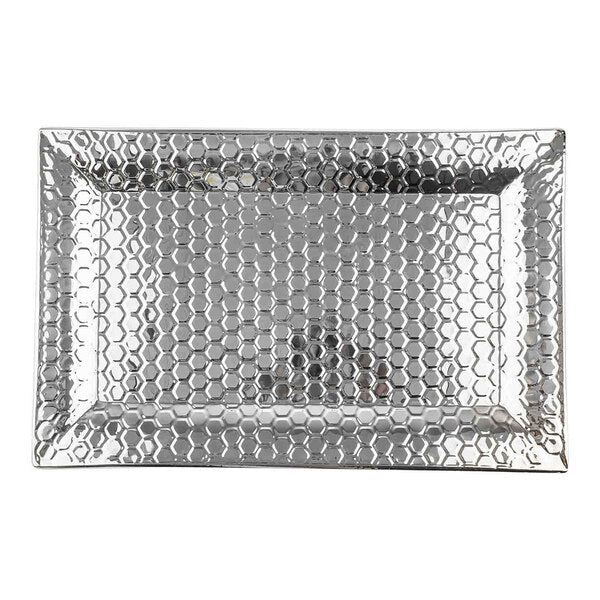 Tablecraft Hive Collection 22" x 12" Honeycomb Serving Tray – item 80812842