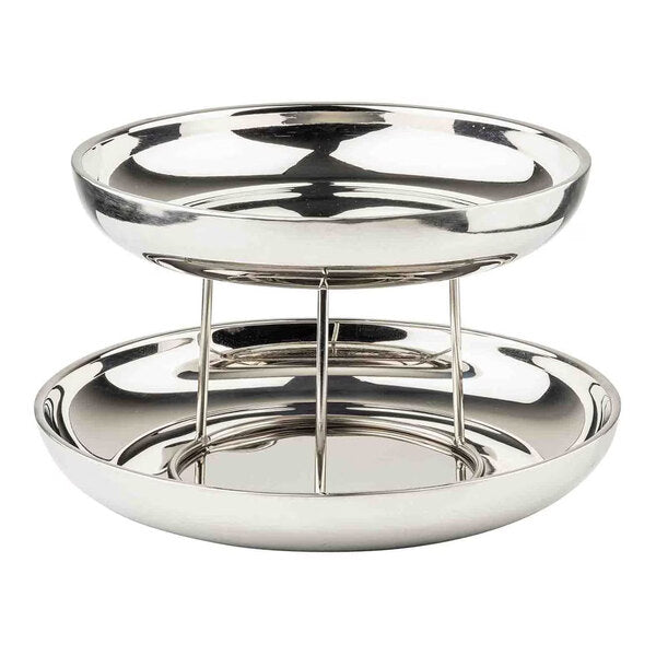 Tablecraft 8 3/4" 2-Tier Double-Walled Seafood Serving Tray – item 80812912