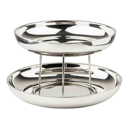 Tablecraft 8 3/4" 2-Tier Double-Walled Seafood Serving Tray – item 80812912