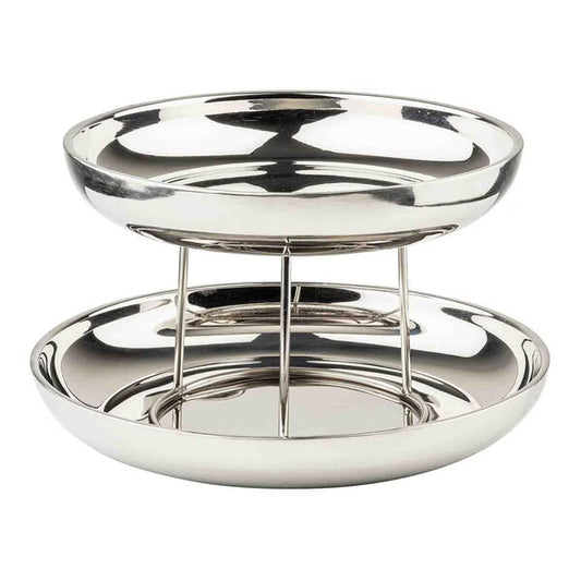 Tablecraft 8 3/4" 2-Tier Double-Walled Seafood Serving Tray – item 80812912