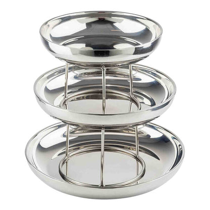 Tablecraft 14" 3-Tier Double-Walled Seafood Serving Tray – item 80812913