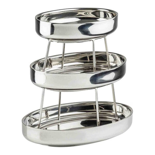 Tablecraft 14" 3-Tier Double-Walled Seafood Serving Tray – item 80812915