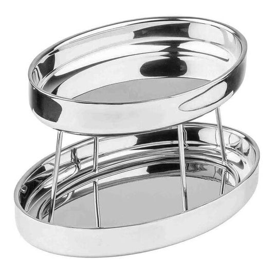 Tablecraft 9" 2-Tier Double-Walled Seafood Serving Tray – item 80812914