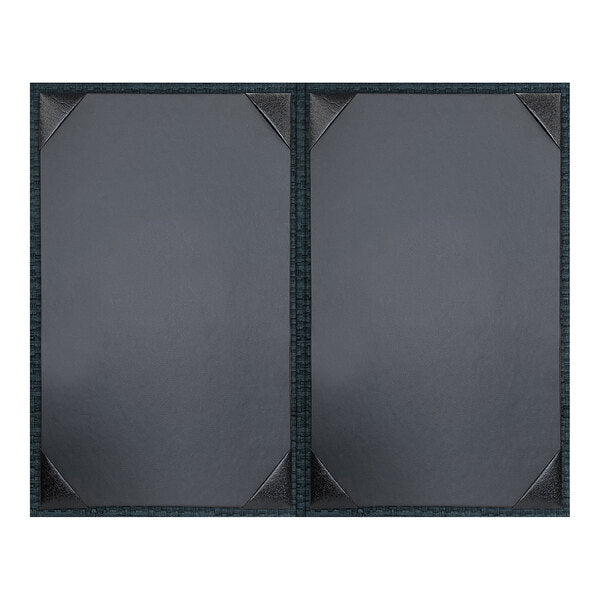 H. Risch, Inc. Rattan 8 1/2" x 14" Customizable Menu Cover – item 7591RTN2V8X4CH image 2
