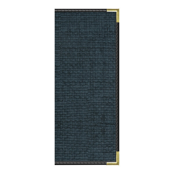 H. Risch, Inc. Rattan 4 1/4" x 11" Menu Cover w/ Trim – item 75951RTNPKWMKT