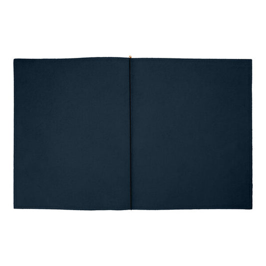 H. Risch, Inc. Genuine Leather 8 1/2" x 11" Menu Cover – item 7599GP8511BL