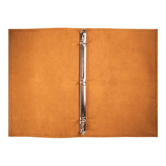 H. Risch, Inc. Genuine Leather 8 1/2" x 14" Menu Binder – item 7597GB8514BR