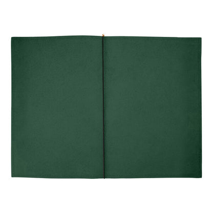 H. Risch, Inc. Genuine Leather 5 1/2" x 8 1/2" Menu Cover – item 7597GP5585GRN