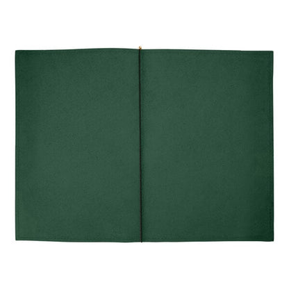 H. Risch, Inc. Genuine Leather 8 1/2" x 14" Menu Cover – item 7596GP8514GRN