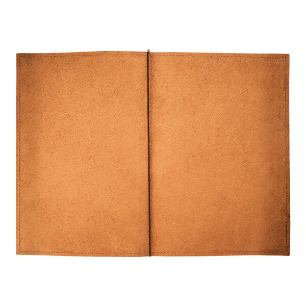 H. Risch, Inc. Genuine Leather 8 1/2" x 14" Menu Cover – item 7595GP8514BR