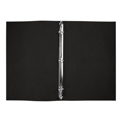 H. Risch, Inc. Genuine Leather 8 1/2" x 14" Menu Binder – item 7595GB8514BLK