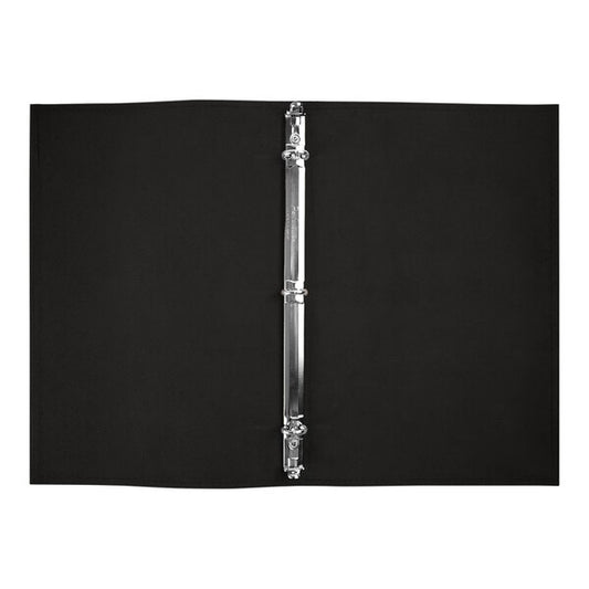 H. Risch, Inc. Genuine Leather 8 1/2" x 14" Menu Binder – item 7595GB8514BLK