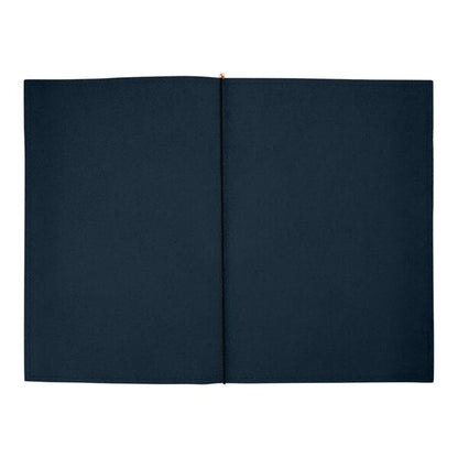 H. Risch, Inc. Genuine Leather 5 1/2" x 8 1/2" Menu Cover – item 7595GP5585BL