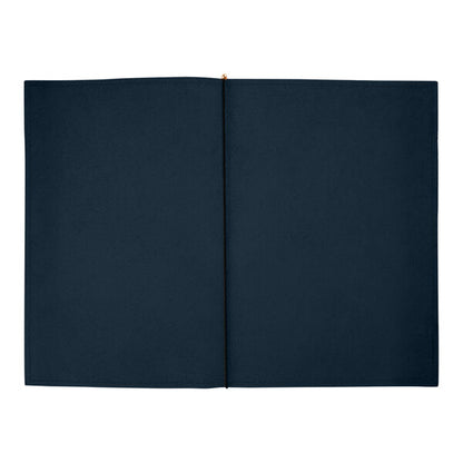 H. Risch, Inc. Genuine Leather 8 1/2" x 14" Menu Cover – item 7594GP8514BL