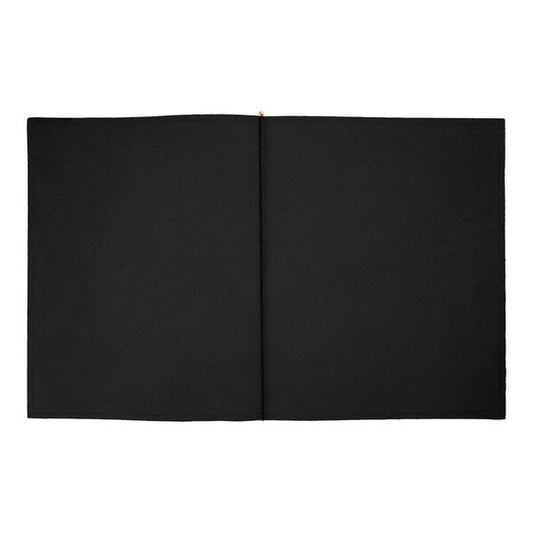 H. Risch, Inc. Genuine Leather 8 1/2" x 11" Menu Cover – item 7598GP8511BLK