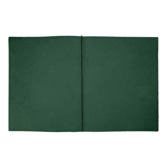 H. Risch, Inc. Genuine Leather 8 1/2" x 11" Menu Cover – item 7592GP8511GRN