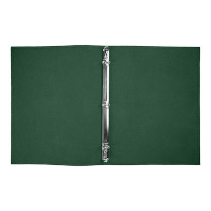 H. Risch, Inc. Genuine Leather 8 1/2" x 11" Menu Binder – item 7594GB8511GRN image 2