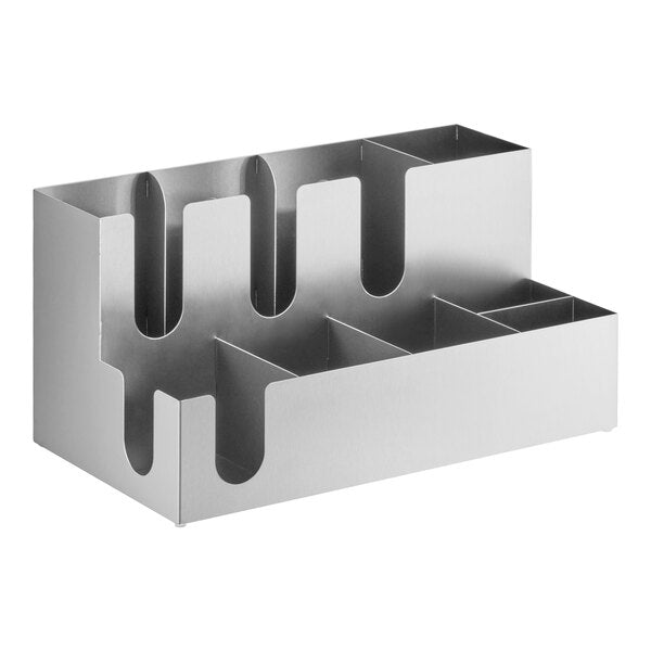 ServSense 9-Section / Wall-Mount Cup / Condiment Organizer – item 651CPCMOSS9
