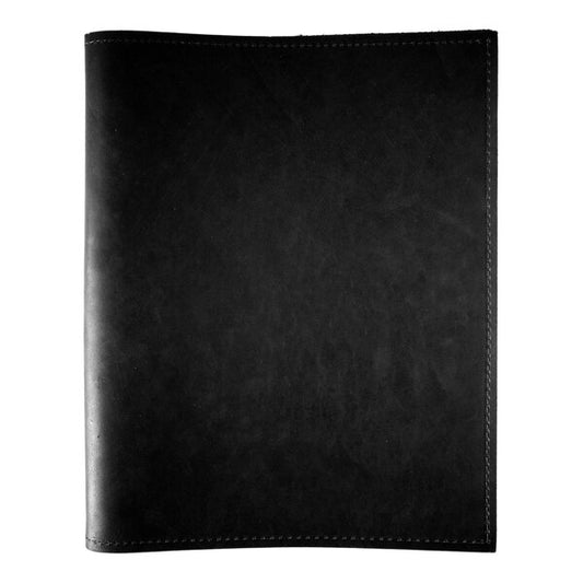 H. Risch, Inc. Genuine Leather 8 1/2" x 11" Menu Binder – item 7591GB8511BLK