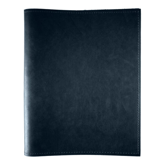 H. Risch, Inc. Genuine Leather 8 1/2" x 11" Menu Binder – item 7592GB8511BL
