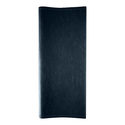 H. Risch, Inc. Genuine Leather 4 1/4" x 11" Menu Binder – item 7593GB42511BL
