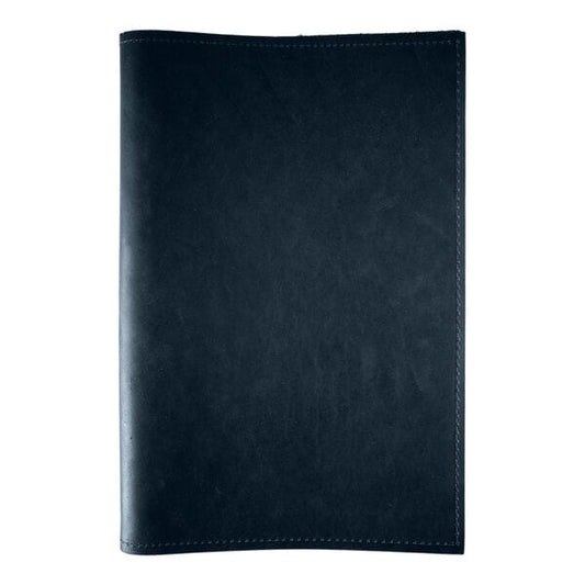 H. Risch, Inc. Genuine Leather 5 1/2" x 8 1/2" Menu Binder – item 7597GB5585BL